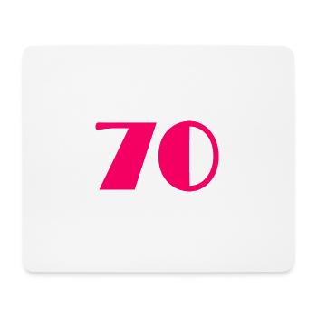 70. GEBURTSTAG. ALLES GUTE ZUM GEBURTSTAG! - Mousepad (Querformat) - Weiß - Vorne