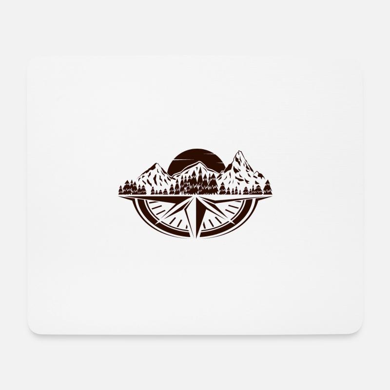 Flucht - Mousepad (Querformat) - Weiß