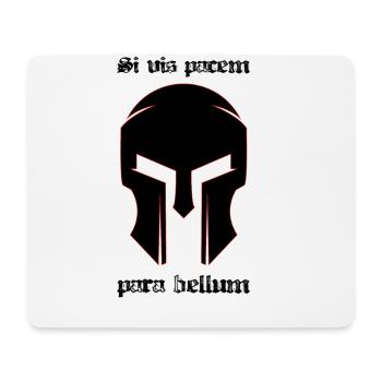Si vis pacem para bellum - Mouse Pad (horizontal) - white - Front