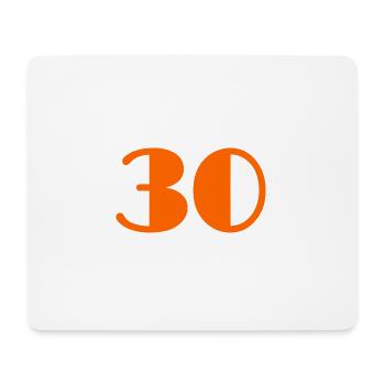 30. 30 ANS. 30e ANNIVERSAIRE. ANNIVERSAIRE 30 ANS - Tapis de souris (format paysage) - blanc - Devant
