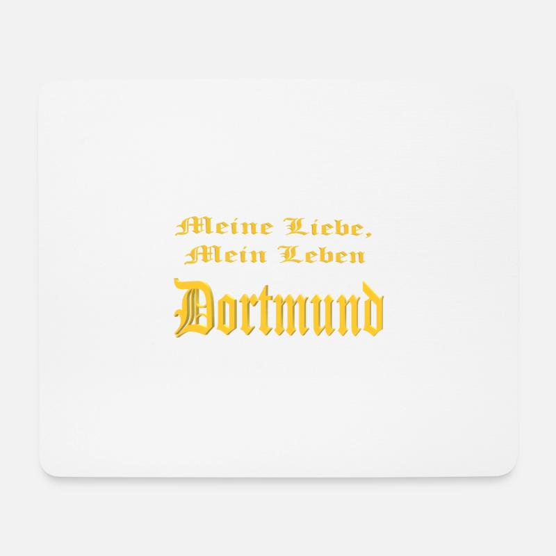 Dortmund Design - Mousepad (Querformat) - Weiß