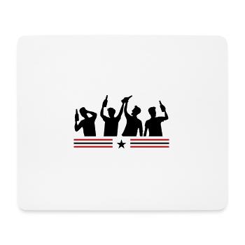 Junggesellenabschied Party Gruppe - Mousepad (Querformat) - Weiß - Vorne