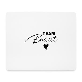 Team Braut Design für eine Hochzeit Junggesellin - Mousepad (Querformat) - Weiß - Vorne