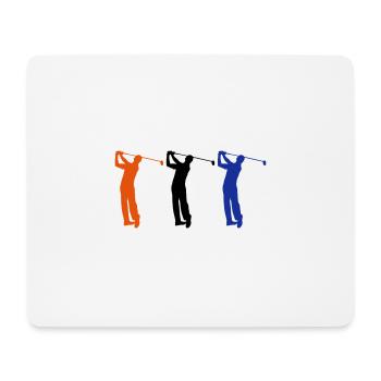 golf - Tapis de souris (format paysage) - blanc - Devant