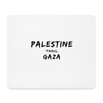 Chemise Palestina Gaza cadeau palestinien - Tapis de souris (format paysage) - blanc - Devant