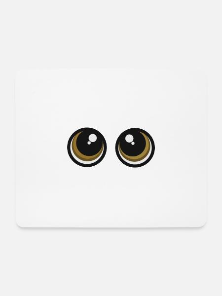 süße Augen Blick Geschenk Mimik süß Baby - Mousepad (Querformat) - Weiß
