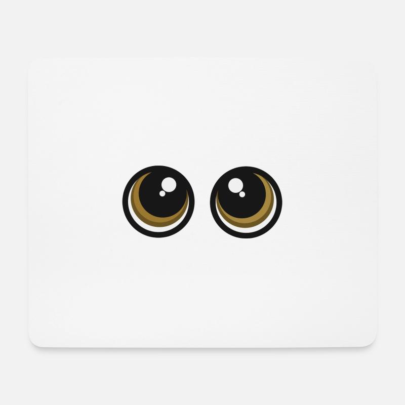 süße Augen Blick Geschenk Mimik süß Baby - Mousepad (Querformat) - Weiß