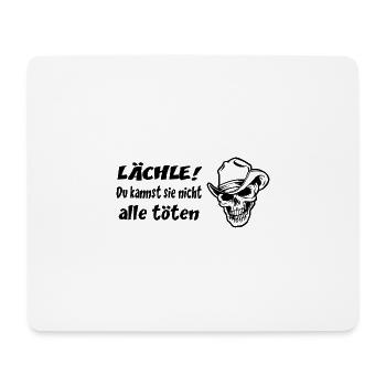 Spruch - Mousepad (Querformat) - Weiß - Vorne