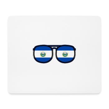 El Salvador Flag Holidays - Mouse Pad (horizontal) - white - Front