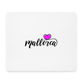 Mallorca Herz - Mousepad (Querformat) - Weiß - Vorne