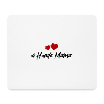 Maman de chiens - Tapis de souris (format paysage) - blanc - Devant