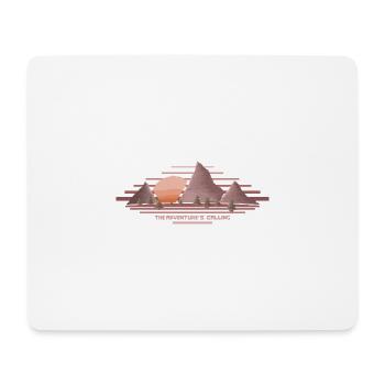 The adventure's calling - Mouse Pad (horizontal) - white - Front