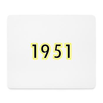 1951 Year Birthday - Mouse Pad (horizontal) - white - Front