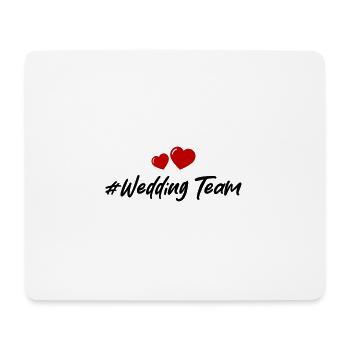 Wedding Team Heart - Mouse Pad (horizontal) - white - Front