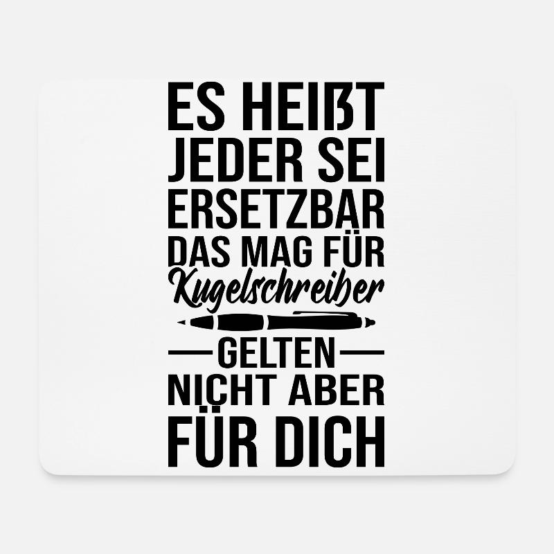 Abschiedsgeschenk Kollegen Jobwechsel - Mousepad (Querformat) - Weiß