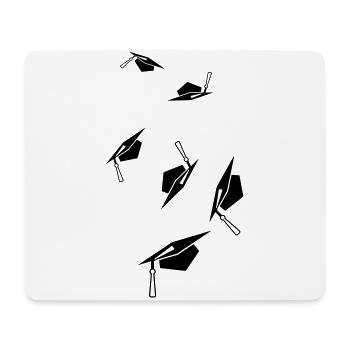 Student symbol - Mouse Pad (horizontal) - white - Front