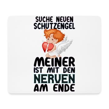 Suche Schutzengel Nerven - Mousepad (Querformat) - Weiß - Vorne