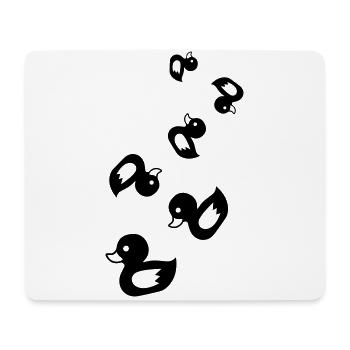 Duck Icon - Mouse Pad (horizontal) - white - Front