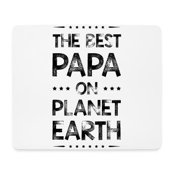 Bester Papa Zitat Dad Vatertag - Mousepad (Querformat) - Weiß - Vorne