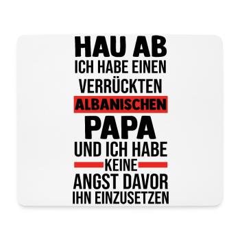 Albaner Albanisch Albanien - Mousepad (Querformat) - Weiß - Vorne