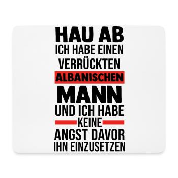 Albaner Albanisch Albanien - Mousepad (Querformat) - Weiß - Vorne