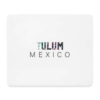 Tulum Mexique - Tapis de souris (format paysage) - blanc - Devant