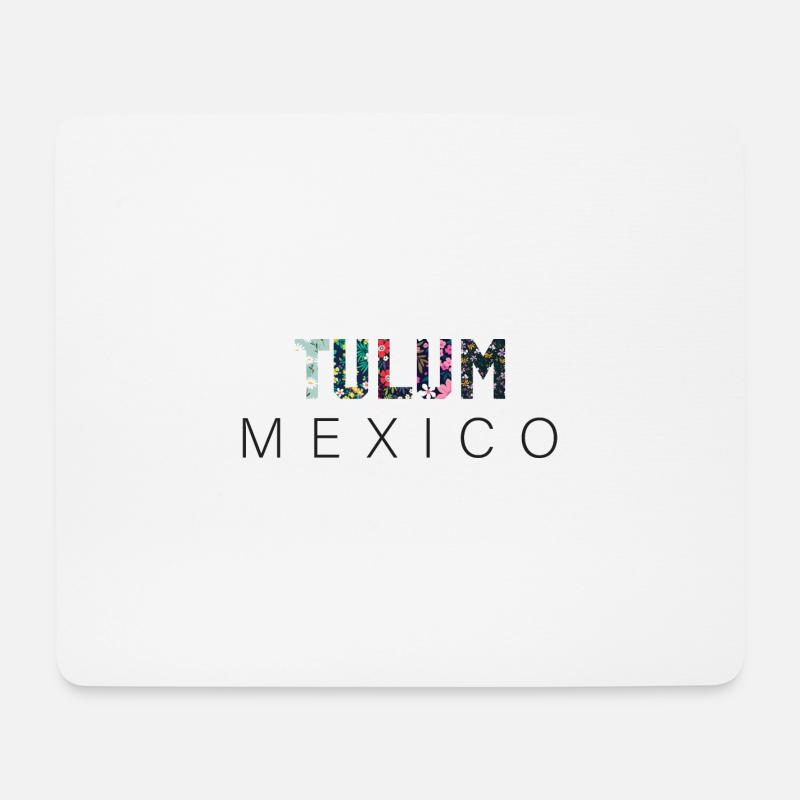 Tulum Mexico - Mousepad (Querformat) - Weiß