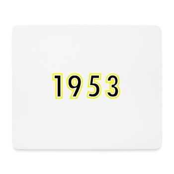 1953 Jahr Geburtstag - Mousepad (Querformat) - Weiß - Vorne