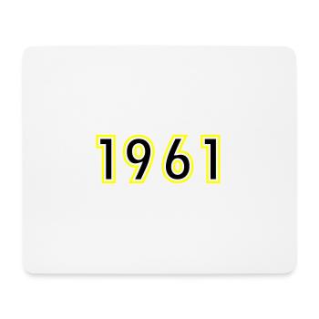 1961 Year Birthday - Mouse Pad (horizontal) - white - Front