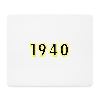 1940 Year Birthday - Mouse Pad (horizontal) - white - Front