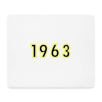 1963 Jahr Geburtstag - Mousepad (Querformat) - Weiß - Vorne