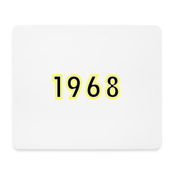 1968 Jahr Geburtstag - Mousepad (Querformat) - Weiß - Vorne