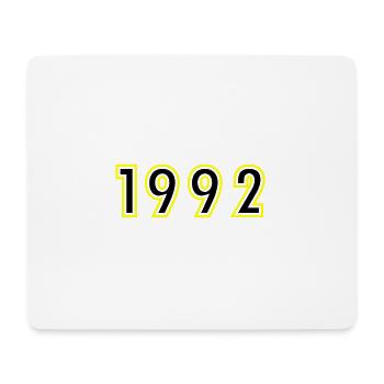 1992 Year Birthday - Mouse Pad (horizontal) - white - Front