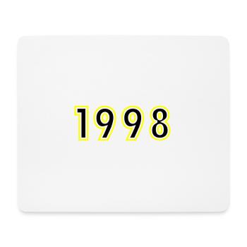 1998 Year Birthday - Mouse Pad (horizontal) - white - Front