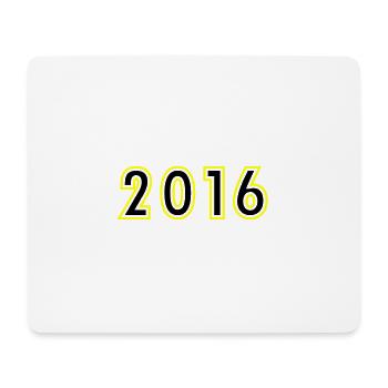 2016 Year Birthday - Mouse Pad (horizontal) - white - Front