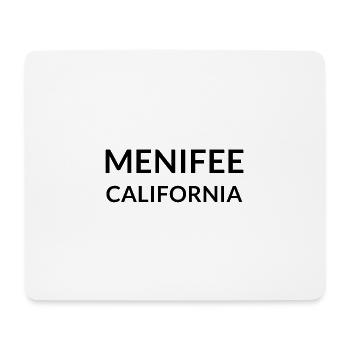 Menifee, Californie, États-Unis - Tapis de souris (format paysage) - blanc - Devant