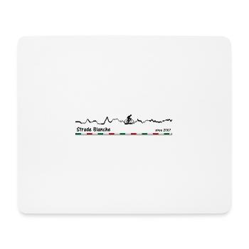 Strade Bianche - Mouse Pad (horizontal) - white - Front