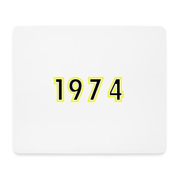 1974 Year Birthday - Mouse Pad (horizontal) - white - Front