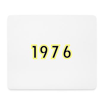 1976 Year Birthday - Mouse Pad (horizontal) - white - Front