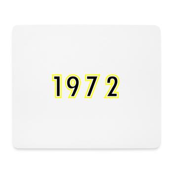 1972 Jahr Geburtstag - Mousepad (Querformat) - Weiß - Vorne