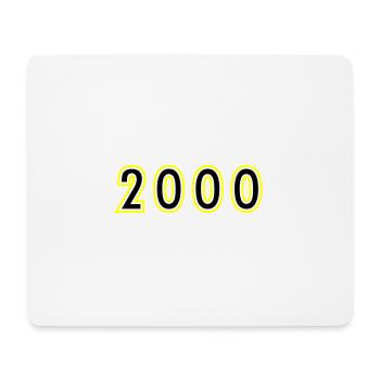 2000 Jahr Geburtstag - Mousepad (Querformat) - Weiß - Vorne