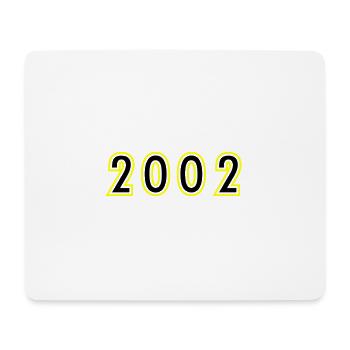 2002 Année Anniversaire - Tapis de souris (format paysage) - blanc - Devant
