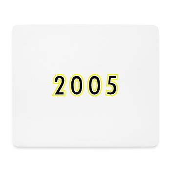 2005 Jahr Geburtstag - Mousepad (Querformat) - Weiß - Vorne