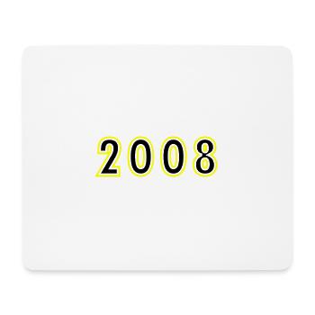 2008 Year Birthday - Mouse Pad (horizontal) - white - Front