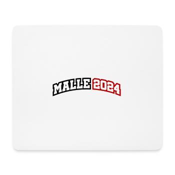 Malle 2024 Palme Mallorca - Mousepad (Querformat) - Weiß - Vorne