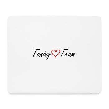 Tuning Team Herz - Mousepad (Querformat) - Weiß - Vorne