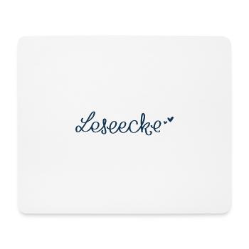 Reading corner with heart - Mouse Pad (horizontal) - white - Front