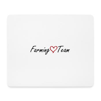 Farming Team Herz - Mousepad (Querformat) - Weiß - Vorne