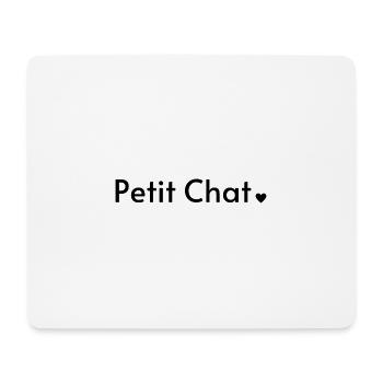 Petit chat - Tapis de souris (format paysage) - blanc - Devant