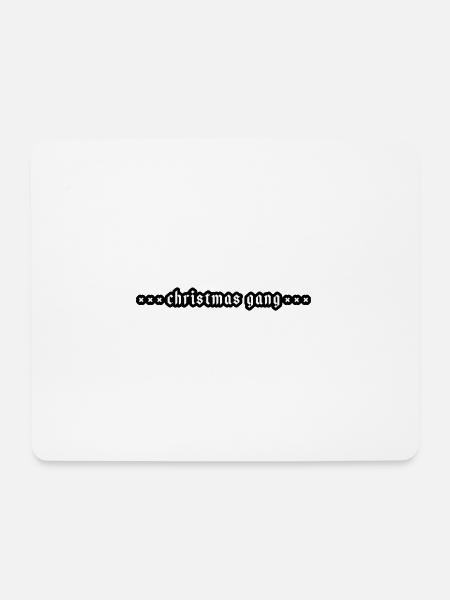 Christmas Gang Weihnachten Team - Mousepad (Querformat) - Weiß